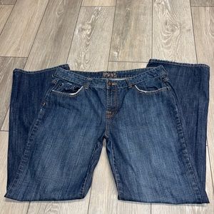 Bitten Bootcut Jeans Sarah Jessica Parker Women’s Tag Size 14R Medium Wash
